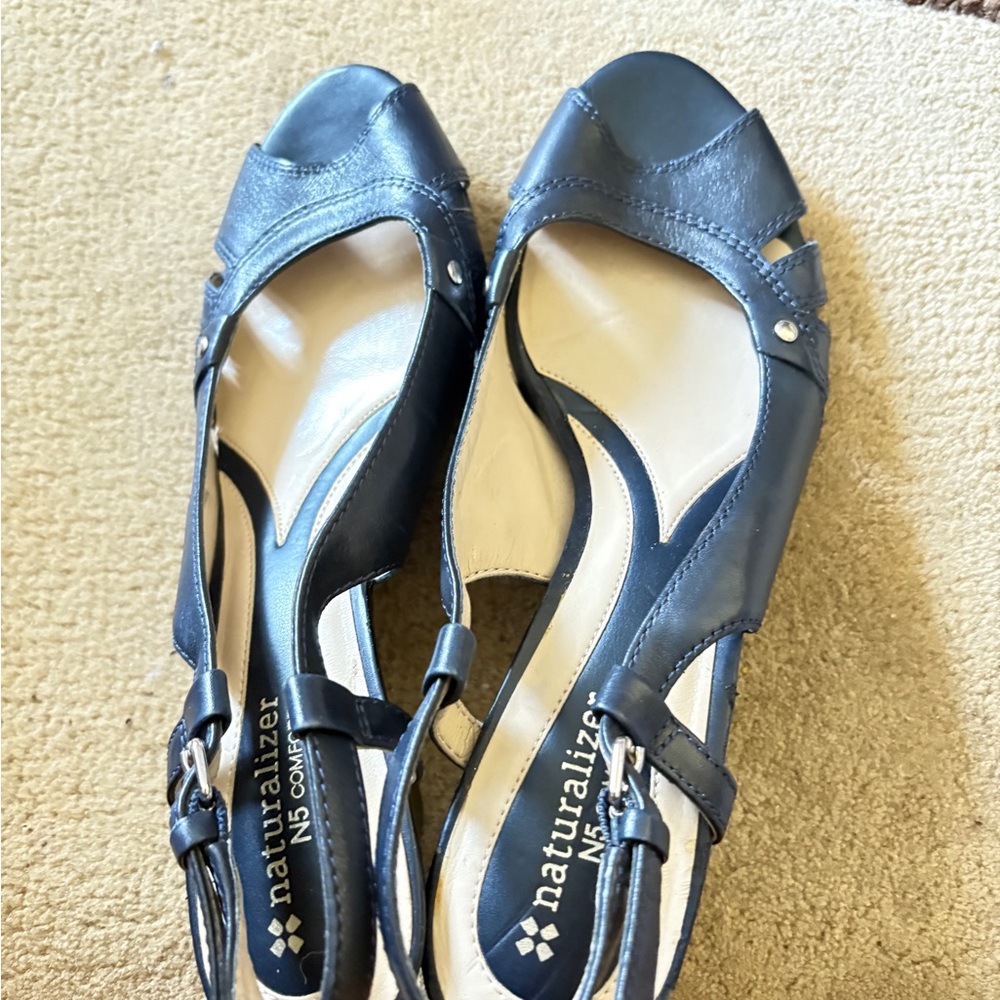 Naturalizer Women's Blue Heels